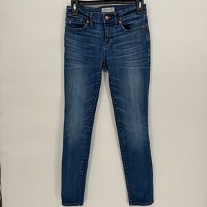 Madewell Womens‎ Skinny Skinny Jeans Size 25 Dark Wash Denim Casual